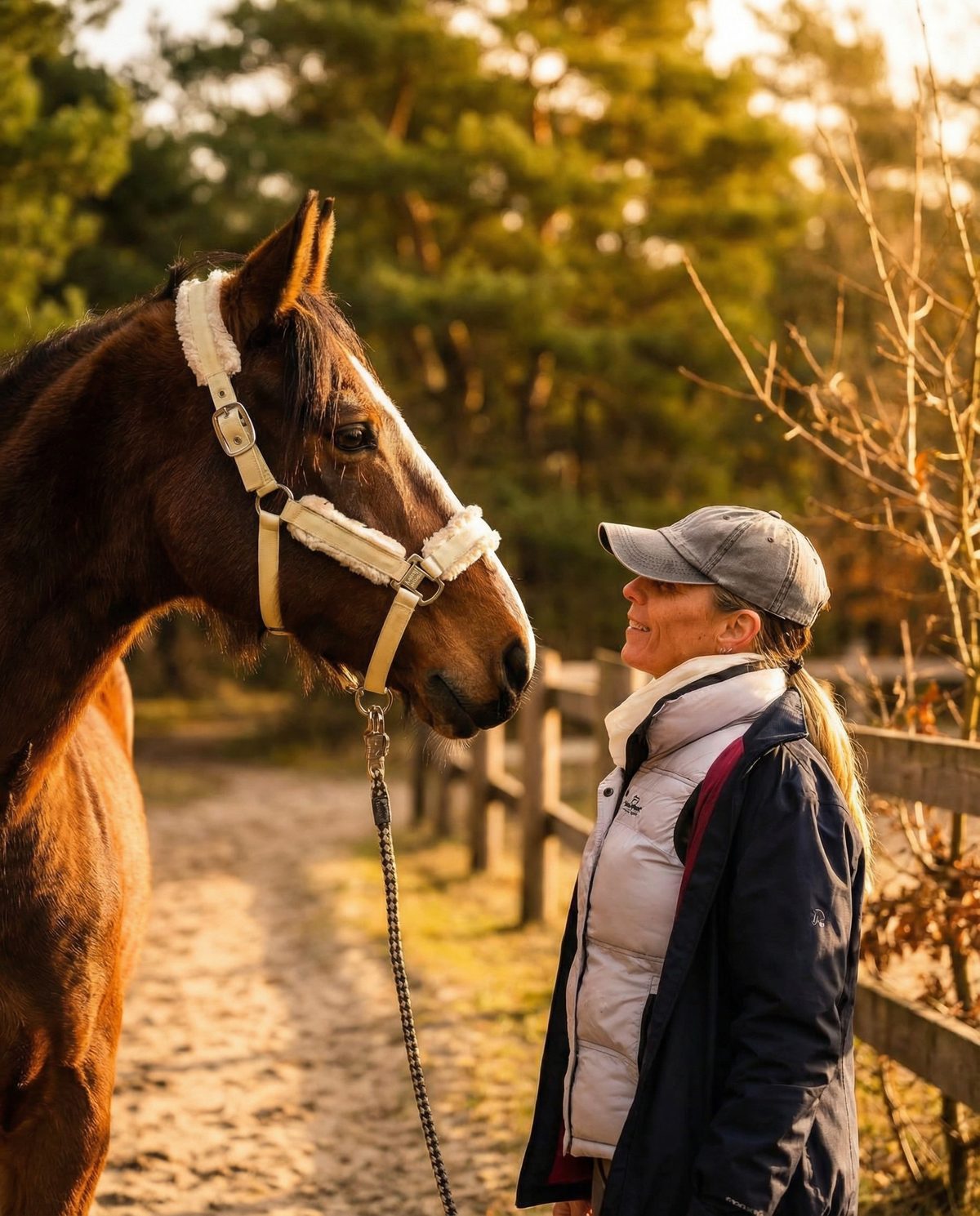 Julia Renn mit ihrem Pferd